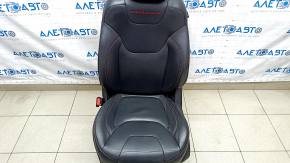 Driver's seat Jeep Cherokee KL 14-18 TRH with airbag, electric, leather black, scratches