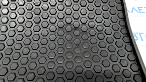 Carpet interior front left Jeep Cherokee KL 14- black, rubber, scratches
