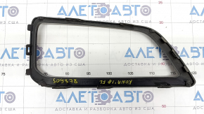 Left fog light frame Hyundai Kona 18-21 1.6, 2.0 gray, sand, bumps