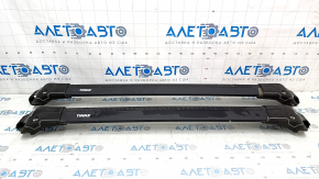 Roof rails Jeep Cherokee KL 14 - black, not THULE, rubber cracked