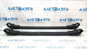 Roof rails Jeep Cherokee KL 14 - black, not THULE, rubber cracked