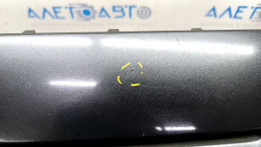 Front bumper bare upper part Hyundai Kona 18-21 1.6, 2.0 graphite YG7, scratches, bumps, broken fasteners