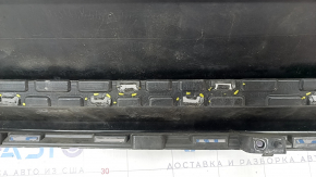 Front bumper bare upper part Hyundai Kona 18-21 1.6, 2.0 graphite YG7, scratches, bumps, broken fasteners