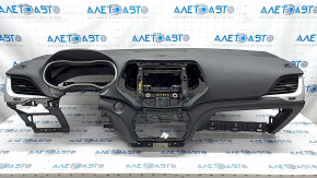 Torpedo front panel with AIRBAG Jeep Cherokee KL 14-18 black, Trailhawk scratches