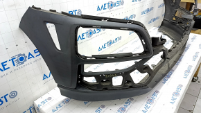 Front bare bumper lower part Hyundai Kona 18-21 1.6, 2.0 without fog lights, structure, scratches, bumps