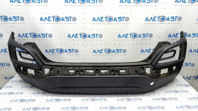 Rear bare bumper Hyundai Kona 18-21 without lining bottom, structure, scratches, broken fastening