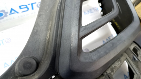 Rear bare bumper Hyundai Kona 18-21 without lining bottom, structure, scratches, broken fastening