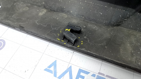 Left threshold Hyundai Kona 18-23 black, structure, without mudguard, scratches, broken fasteners