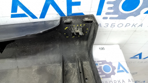 Right threshold Hyundai Kona 18-23 black, structure, without mudguard, scratches, broken fastening