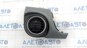 Front panel air duct left with trim Hyundai Kona 18-23 gray, broken handle