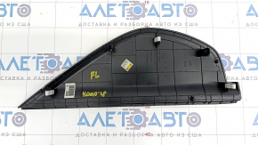 Side dashboard cover left Hyundai Kona 18-23 black