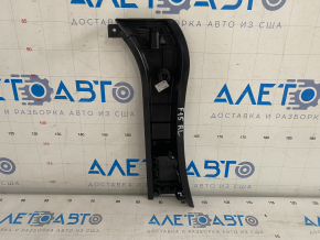 Trunk opening trim left BMW X5 F15 14-18 black, for 3 rows