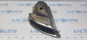 Muffler tip right Ford Fusion mk5 13-20 for 2 pipes, rusty, scuffs
