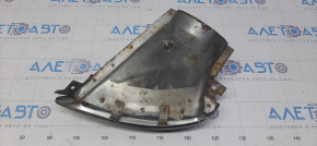 Muffler tip right Ford Fusion mk5 13-20 for 2 pipes, rusty, scuffs