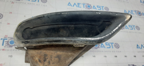 Muffler tip left Ford Fusion mk5 13-20 for 2 pipes, rusty, scuffs