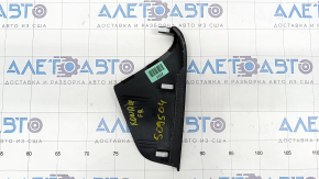 Center console trim right upper Hyundai Kona 18-23 black, scratches