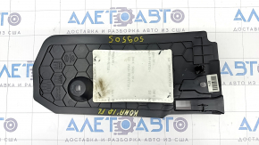 Left lower center console trim Hyundai Kona 18-23 black, scratches, worn