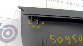 Left upper center console trim Hyundai Kona 18-23 black, broken mount