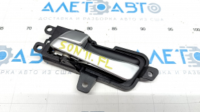 Door handle inner front left Hyundai Sonata 11-15 chrome