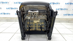 Driver's seat Hyundai Kona 18-23 without AIRBAG, without heating, mechanical, cloth, black with gray, for dry cleaning, burnt