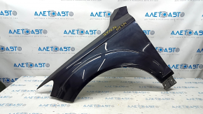 Front left wing Audi Q7 4L 10-15 aluminum, black LC9X