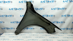 Front left wing Audi Q7 4L 10-15 aluminum, black LC9X