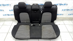 Rear row of seats 2nd row Hyundai Kona 18-23 cloth, black with gray, dry-cleanable, burnt