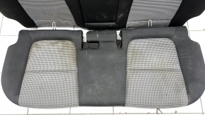 Rear row of seats 2nd row Hyundai Kona 18-23 cloth, black with gray, dry-cleanable, burnt