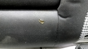Rear row of seats 2nd row Hyundai Kona 18-23 cloth, black with gray, dry-cleanable, burnt