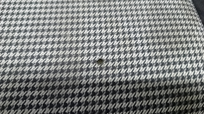 Rear row of seats 2nd row Hyundai Kona 18-23 cloth, black with gray, dry-cleanable, burnt