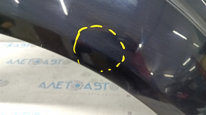Front right wing Audi Q7 4L 10-15 aluminum, black LC9X, dented
