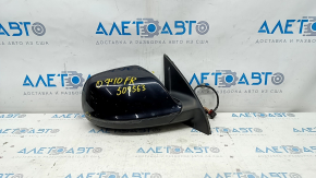 Right side mirror Audi Q7 4L 10-15 15 pins, auto warehouse, auto dimming, turn signal, heating, black, scratches