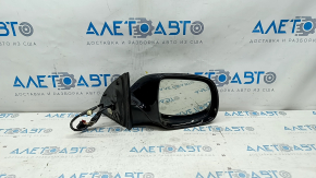 Right side mirror Audi Q7 4L 10-15 15 pins, auto warehouse, auto dimming, turn signal, heating, black, scratches