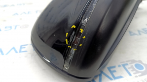 Right side mirror Audi Q7 4L 10-15 15 pins, auto warehouse, auto dimming, turn signal, heating, black, scratches