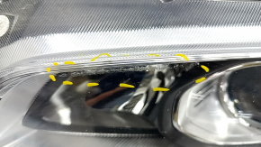 Headlight front left complete Hyundai Kona 18-21 with bracket, sand, bumps