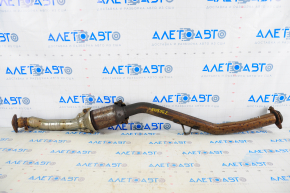 Intake pipe with catalytic converter Subaru Legacy 15-19 rusty flange, stud is rusted