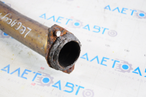 Intake pipe with catalytic converter Subaru Legacy 15-19 rusty flange, stud is rusted