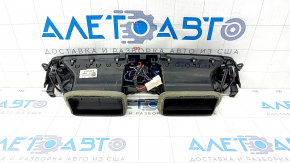 Front panel air duct deflector central BMW X5 F15 14-18 black