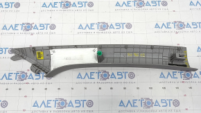 Upper left front pillar trim Hyundai Kona 18-21 gray, plastic turned white