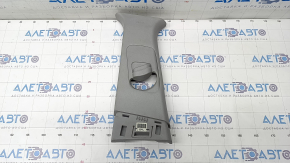 Center pillar trim upper belt left Hyundai Kona 18-23 gray, worn
