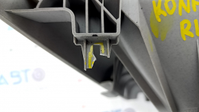 Rear pillar trim left Hyundai Kona 18-20 gray, broken mount, scratch, plastic turned white