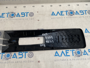 Seat runner trim 2nd row right BMW X5 F15 14-18 scratches, broken mount
