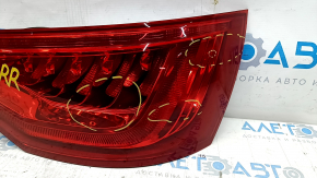 Right headlight Audi Q7 4L 10-15 scratches, micro crack