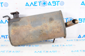 Muffler rear part with barrel Mitsubishi Outlander 14-21 dent, studs stuck