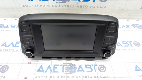 Radio tape recorder display Hyundai Kona 18-23 without satellite radio