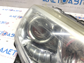 Headlight front right Subaru Legacy 15-17 bare, pre-rest, halogen, chrome reflector, sand, for polishing