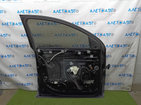 Door assembly front left Audi Q7 4L 10-15 black LC9X, bumps, dented