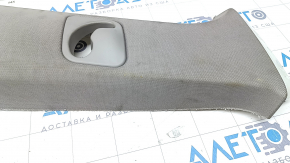 Upper center pillar trim belt right BMW X5 F15 14-18 gray GRAU, for dry cleaning