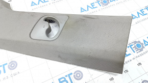 Upper center pillar trim belt left BMW X5 F15 14-18 gray GRAU, for dry cleaning, scratches