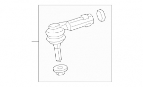 Tie Rod End Left Chrysler 200 15-17